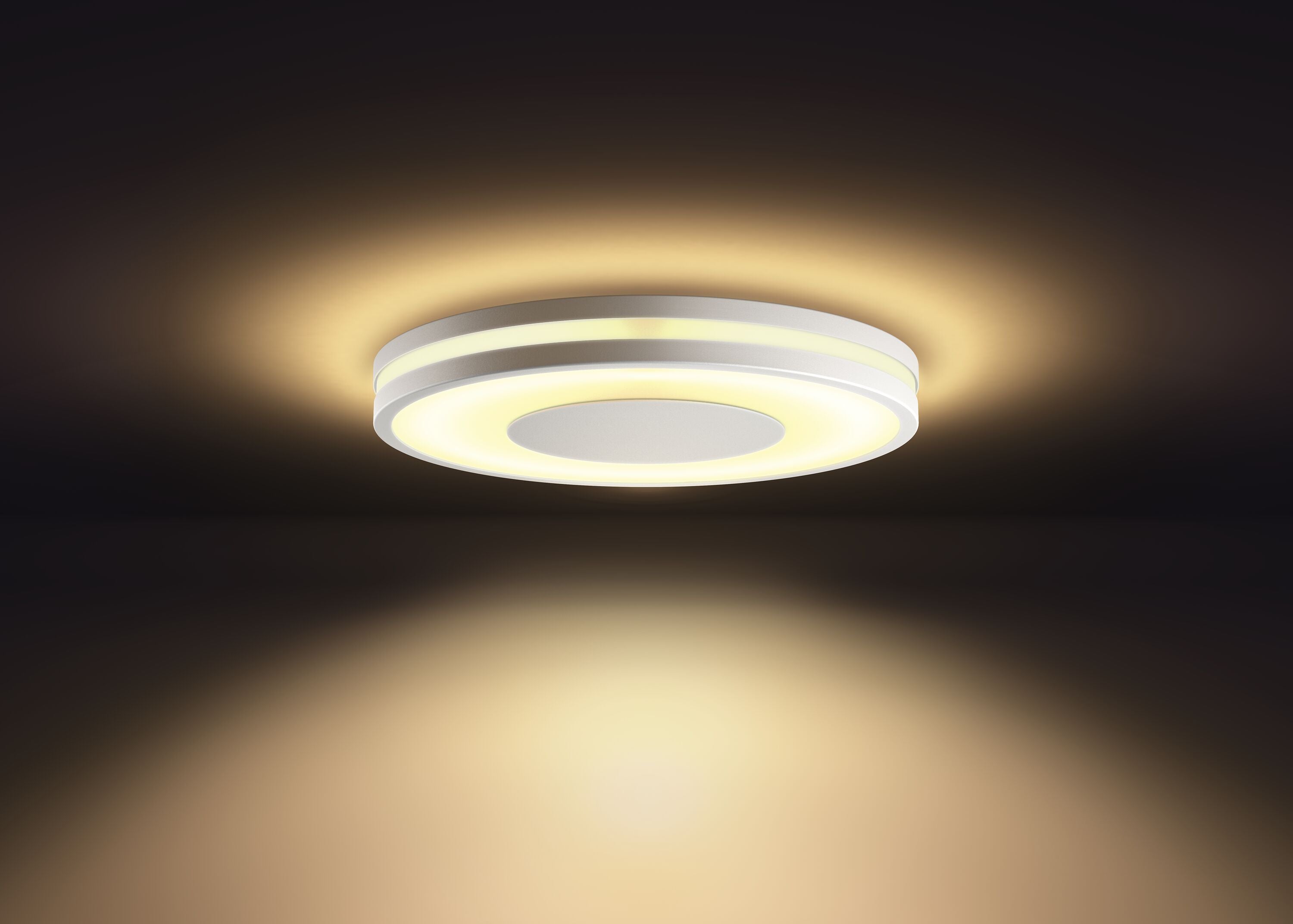 Philips hue BEING Wand- / Deckenleuchte - Weiss / B: 34.8 cm x T: 34.8 cm x H: 5.1 cm