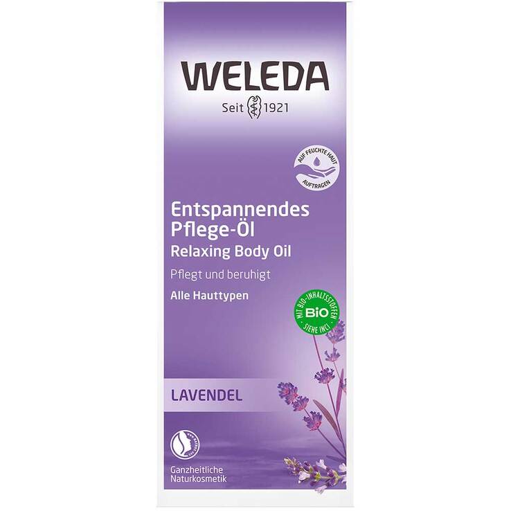 Weleda Lavendel entspannendes Pflege-Öl, 100 ml