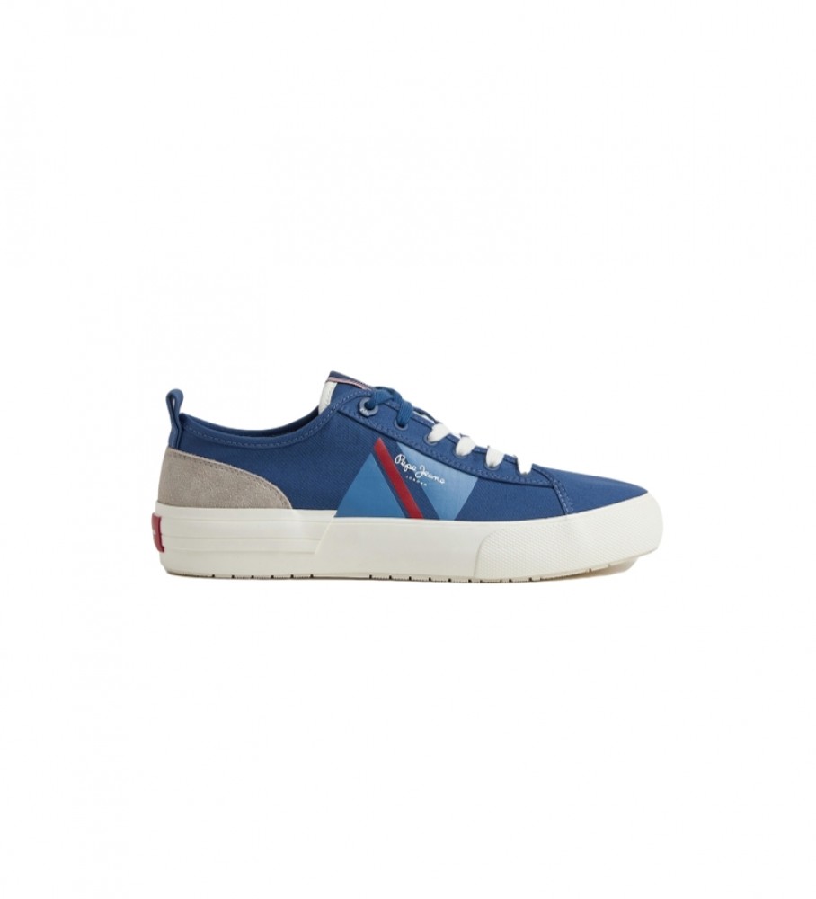 Tênis vulcanizado Pepe Jeans Allen Flag, azul
