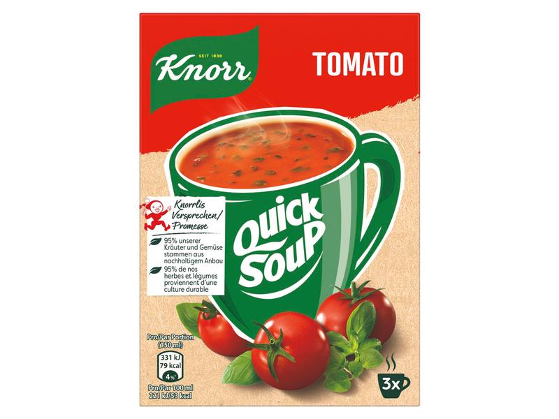 Knorr Quick Soup Tomato 3 Portionen Aromatische Tomatensuppe