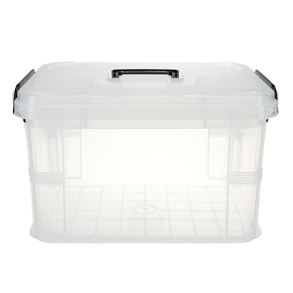 Boîte pharmacie 17L transparente 38,5x27,8xH22cm