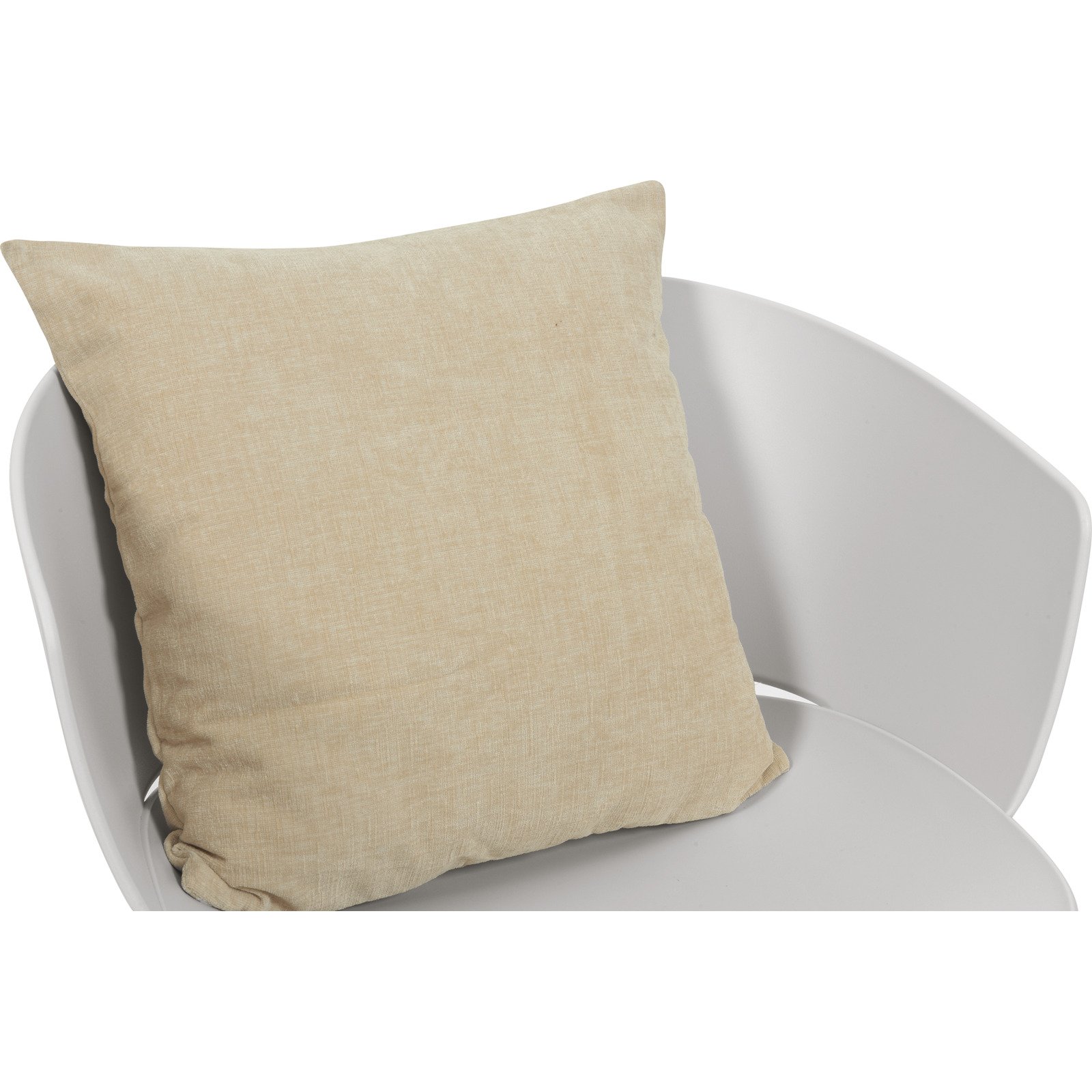 Zierkissenhülle Chenille 45 x 45 cm beige