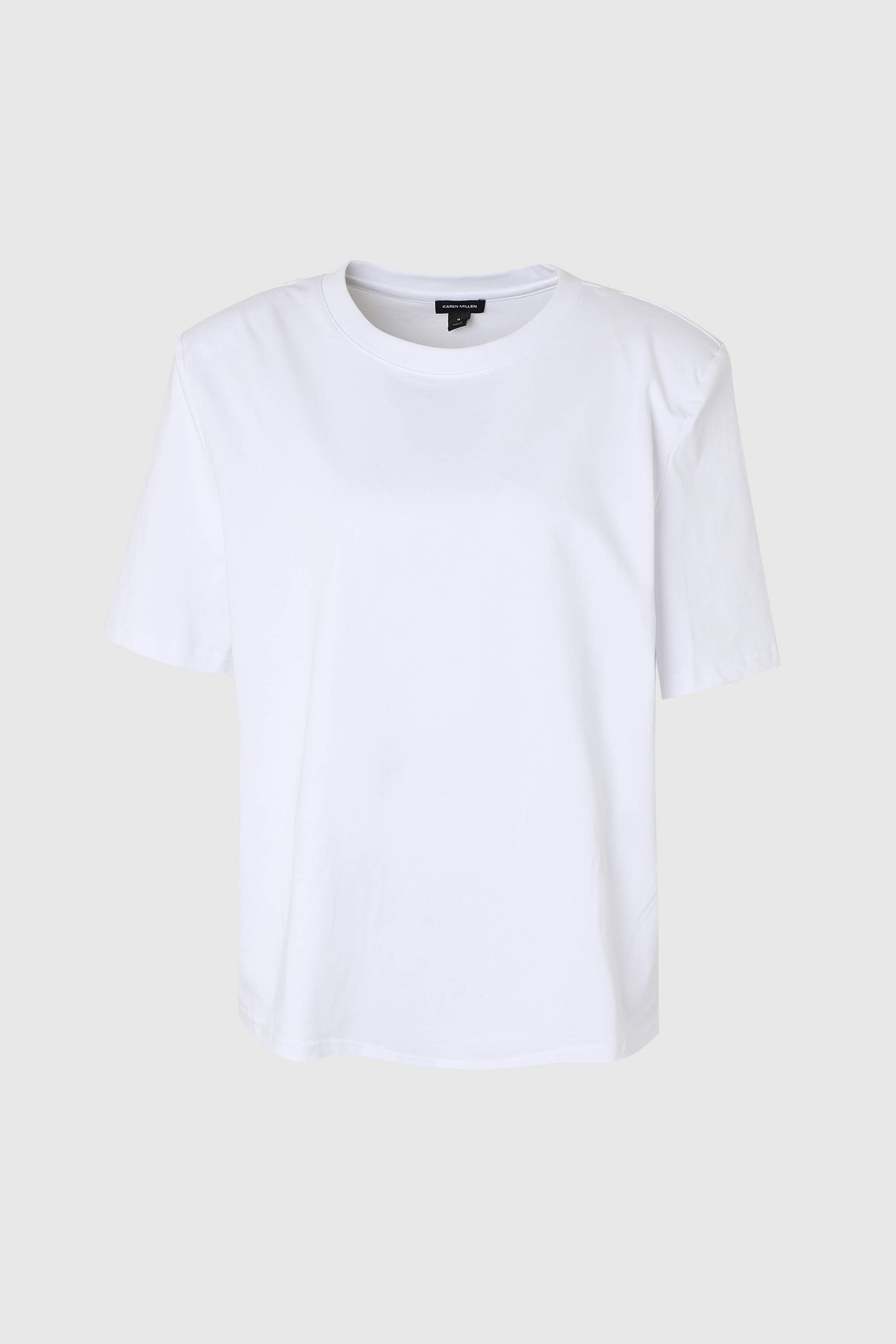 KarenMillen T-shirt En Jersey À Épaules Structurées