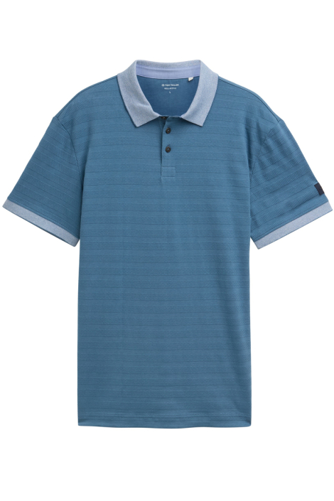 Tom Tailor blauwe heren polo
