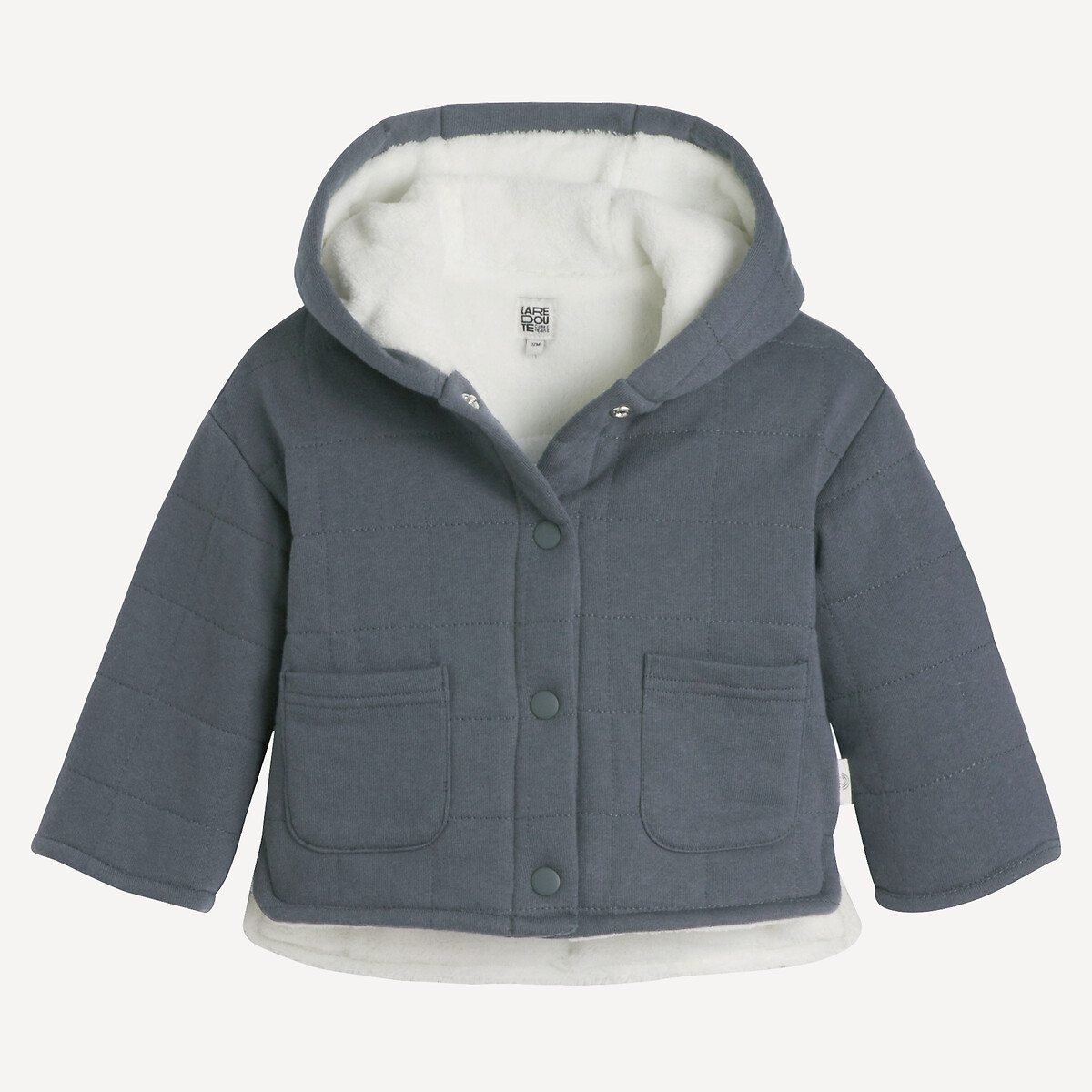 COLEÇÕES LA REDOUTE<br>Jaqueta em fleece acolchoado com forro de plumas
