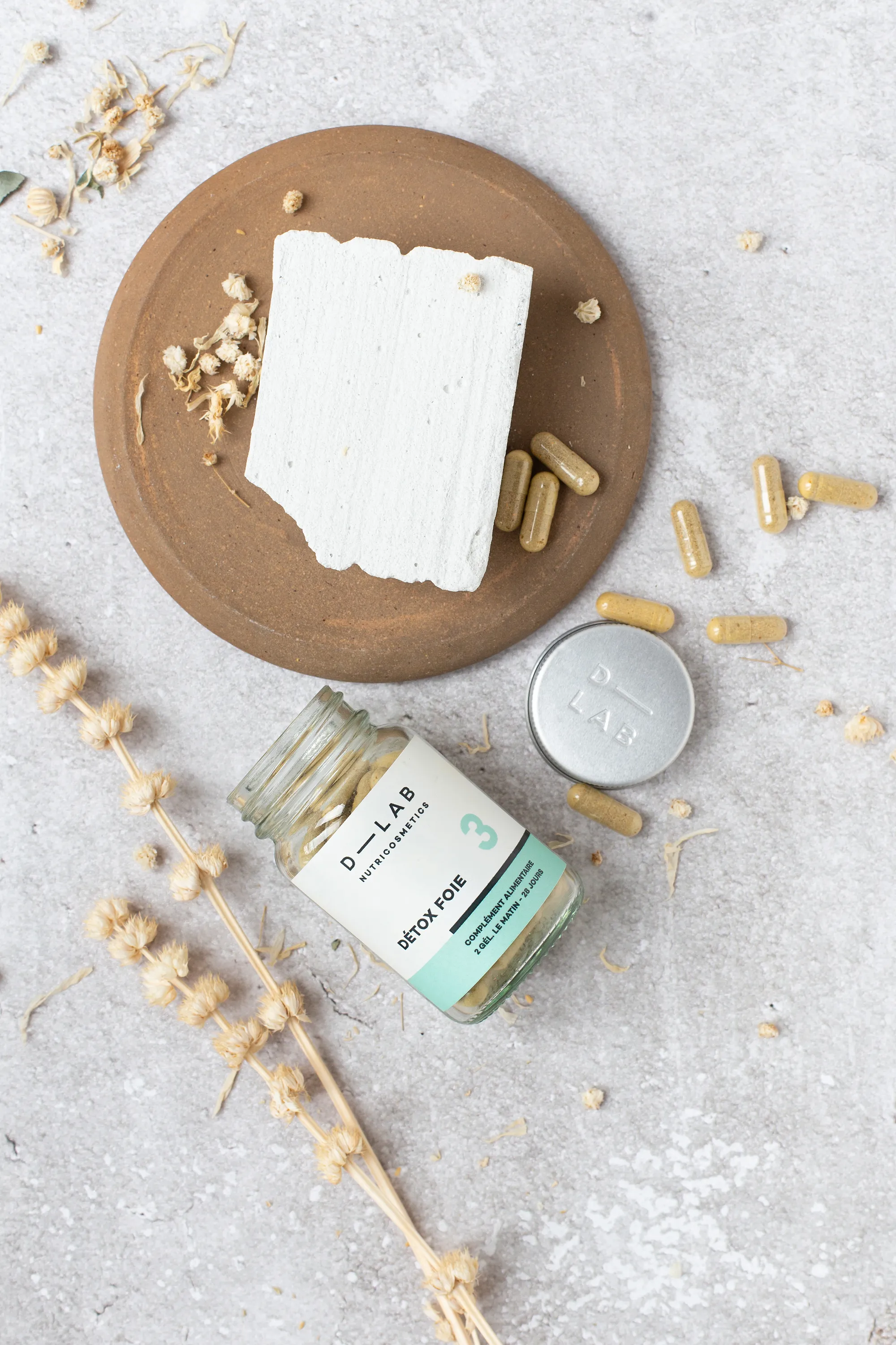 D-LAB Nutricosmetics Complément alimentaire Détox Foie-113 g