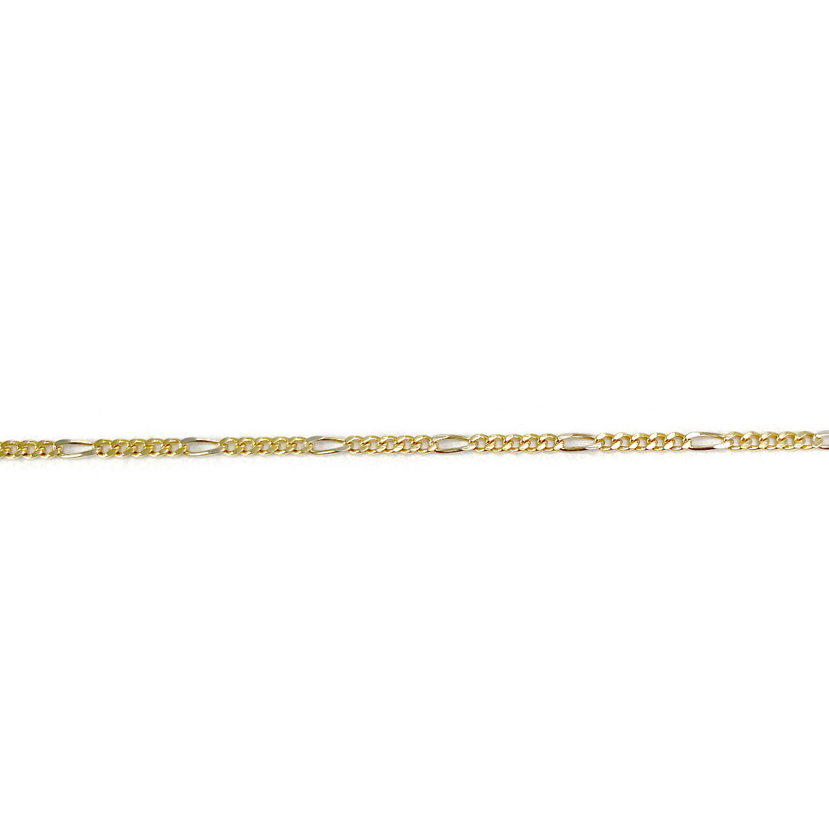 Chaine d'occasion or 750 jaune maille gourmette 52 cm