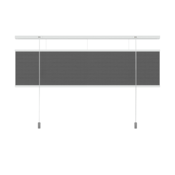 KARWEI dubbel plisségordijn verduisterend antraciet (kleurnr. 6013) 120x180 cm (bxh)