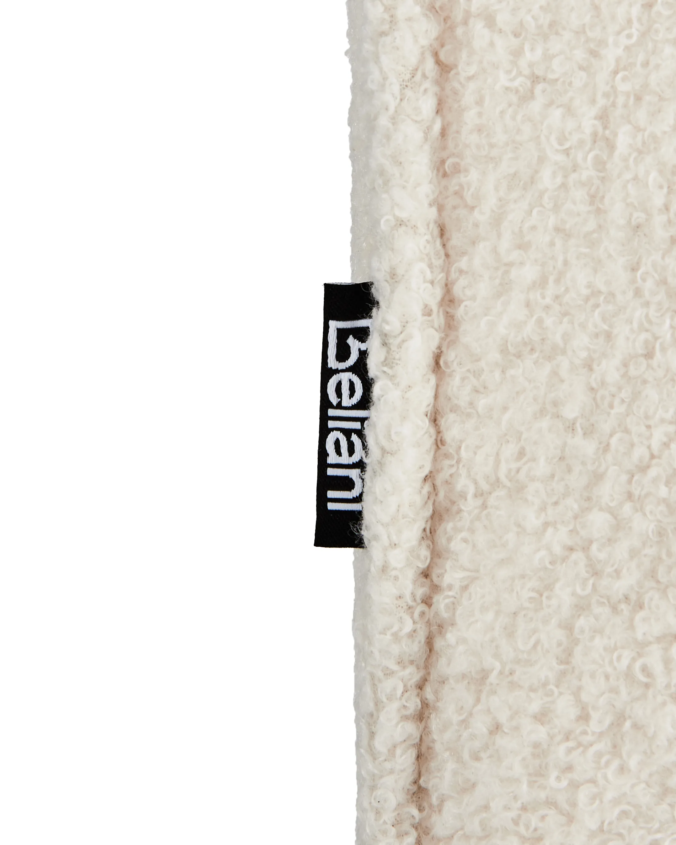 Fauteuil ELLEDE Bouclé Lichtbeige