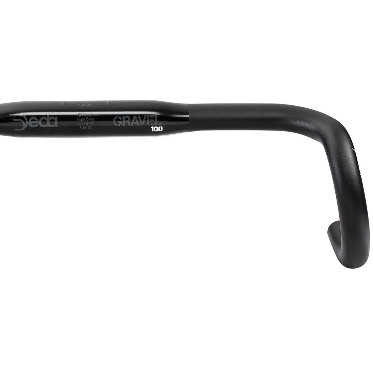 Deda GRAVEL100 Aluminium Gravel Stuur Zwart