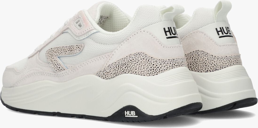 HUB witte hub lage sneakers glide-z