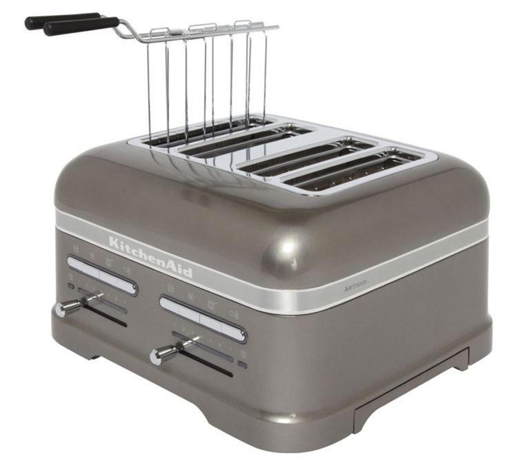 Toaster KitchenAid 5KMT4205EMS Artisan 4 tranches Gris Etain