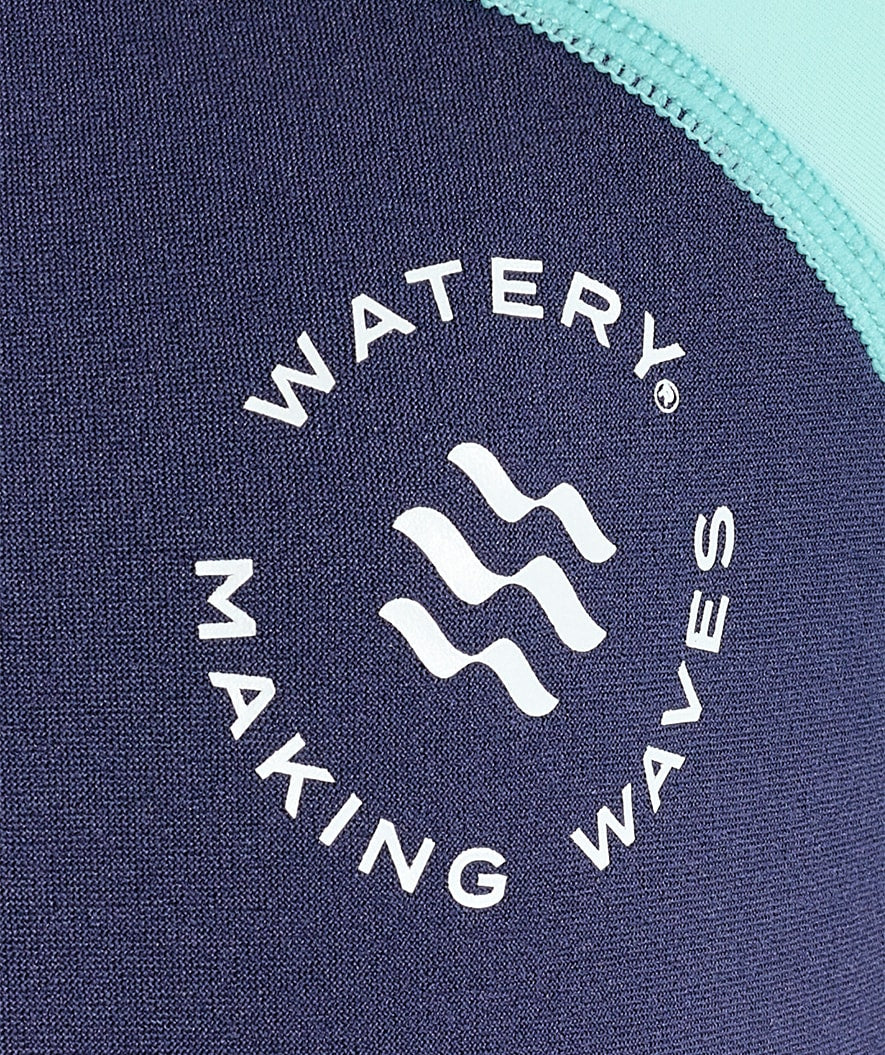 Watery UV våddragt til børn - Calypso Shorty - Atlantic Turquoise