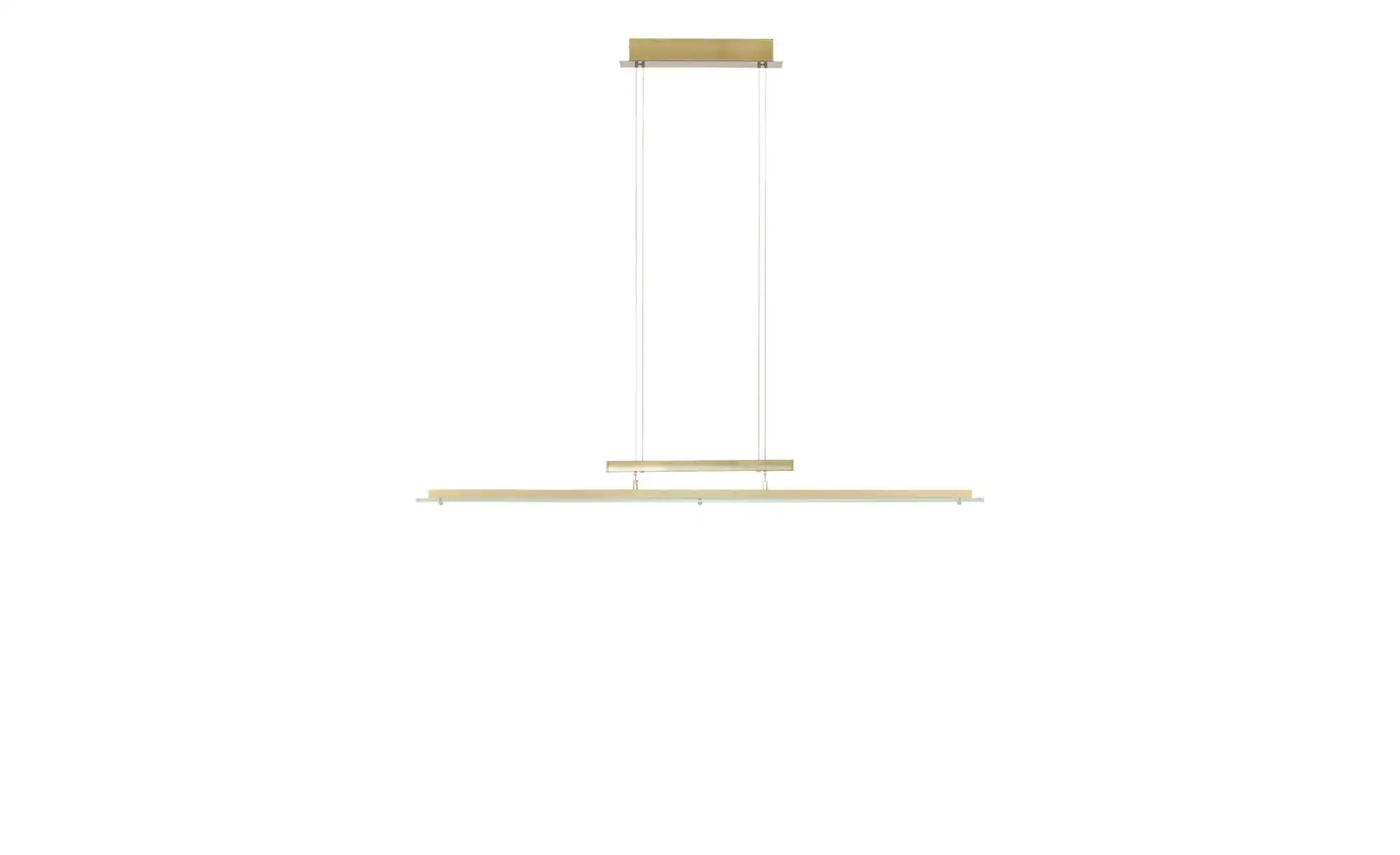 Fischer-Honsel LED-Pendelleuchte, messing matt mit Dimmer