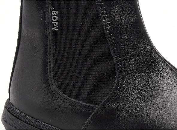 Bopy boots bottine enfant setale noir