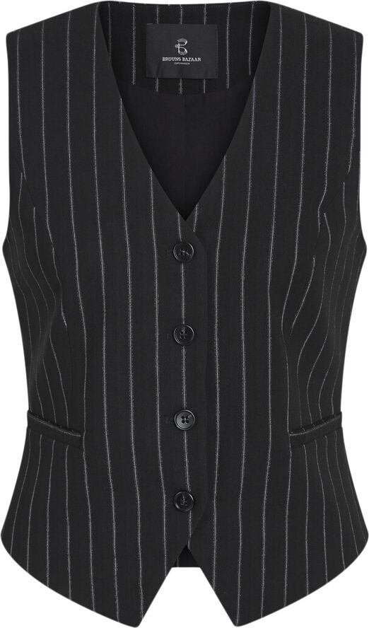 Bruuns Bazaar DecumariaBBBielle waistcoat Black with lurex