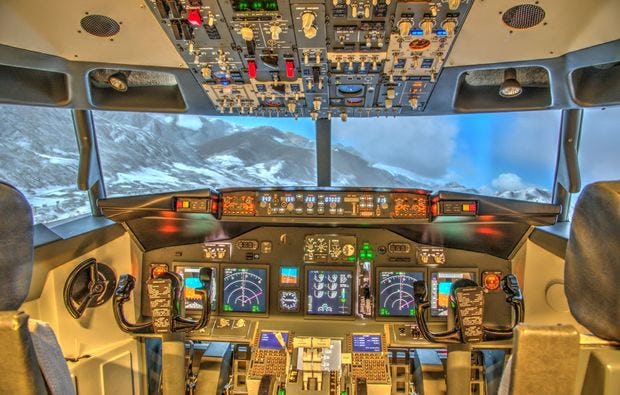 Flugsimulator Boeing B737 in Schweinfurt als Geschenk