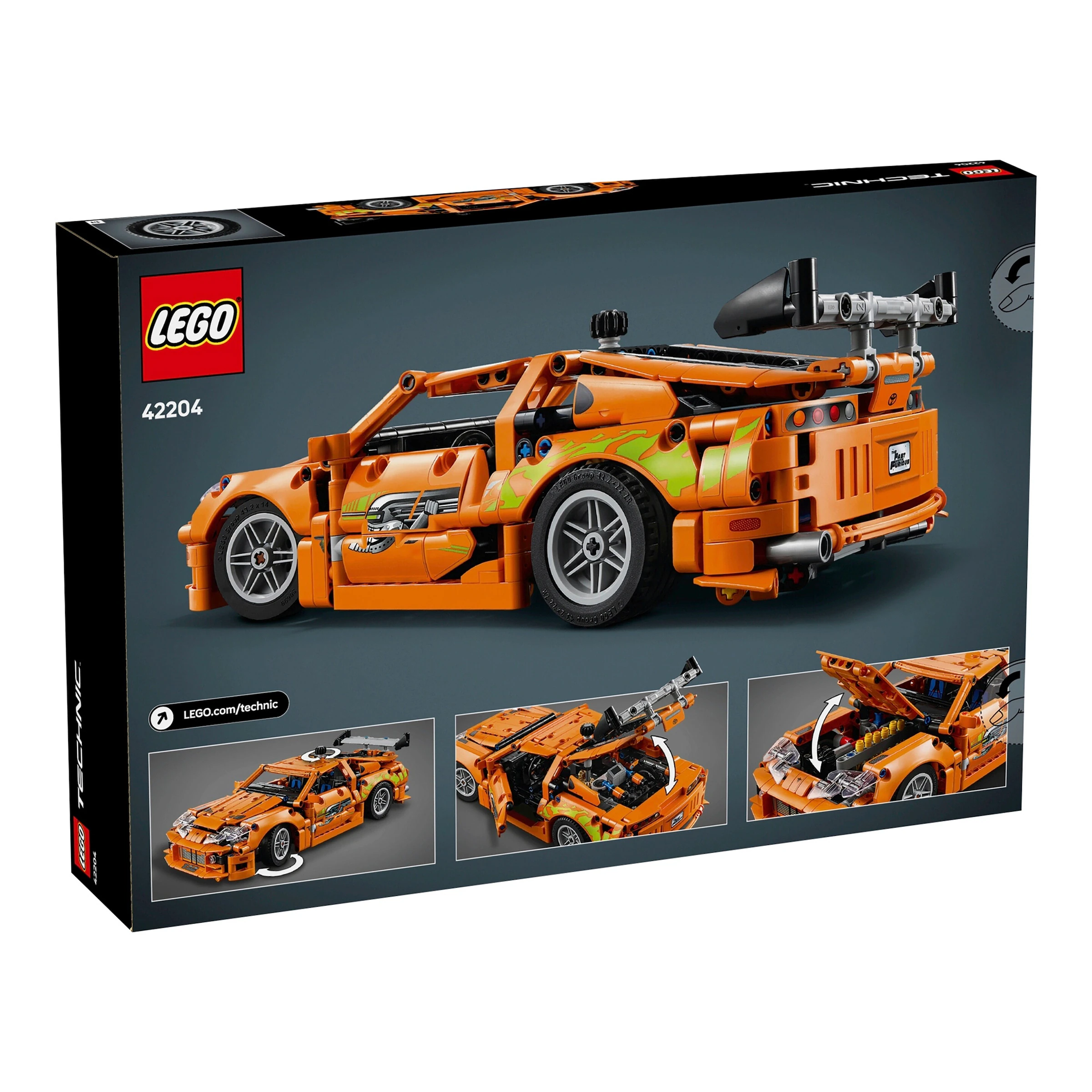 LEGO® - TECHNIC 42204 Fast and Furious Toyota Supra MK4