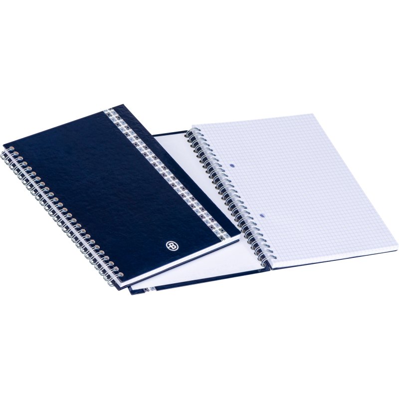 Cahier spirale Bruneau Notebook 17 x 22 cm petits carreaux 160 pages