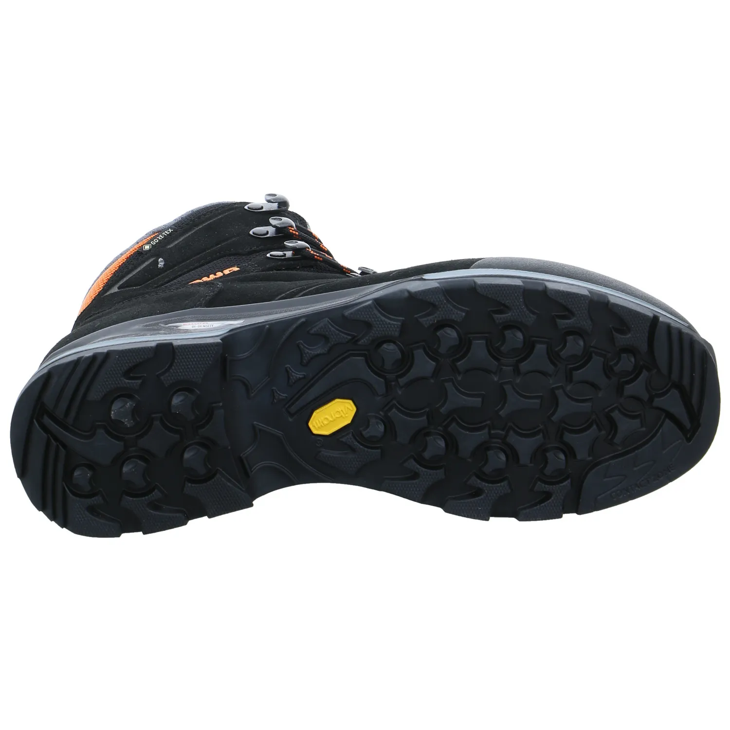 LOWA Trekkingschuhe Schwarz Leder