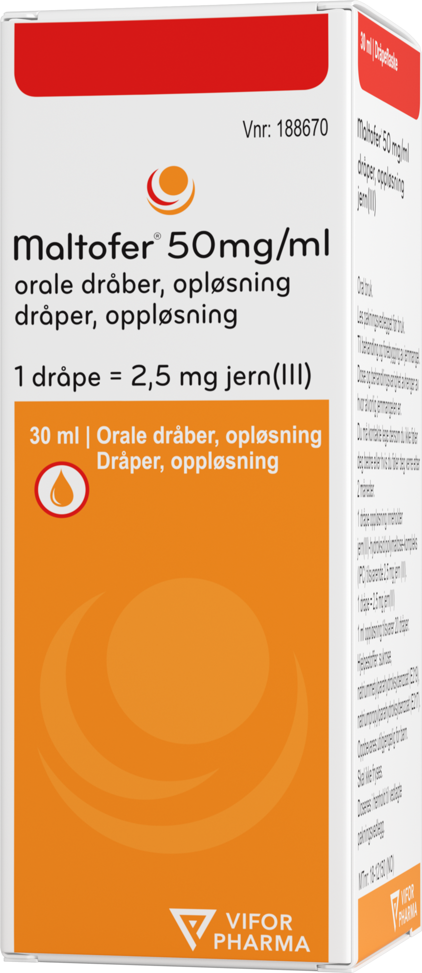 Maltofer dråper 50mg/ml