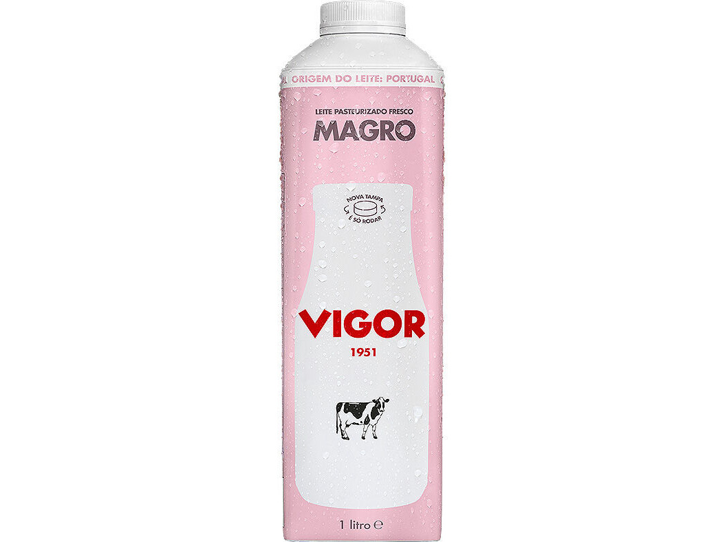 LEITE VIGOR PASTEURIZADO MAGRO 1L
