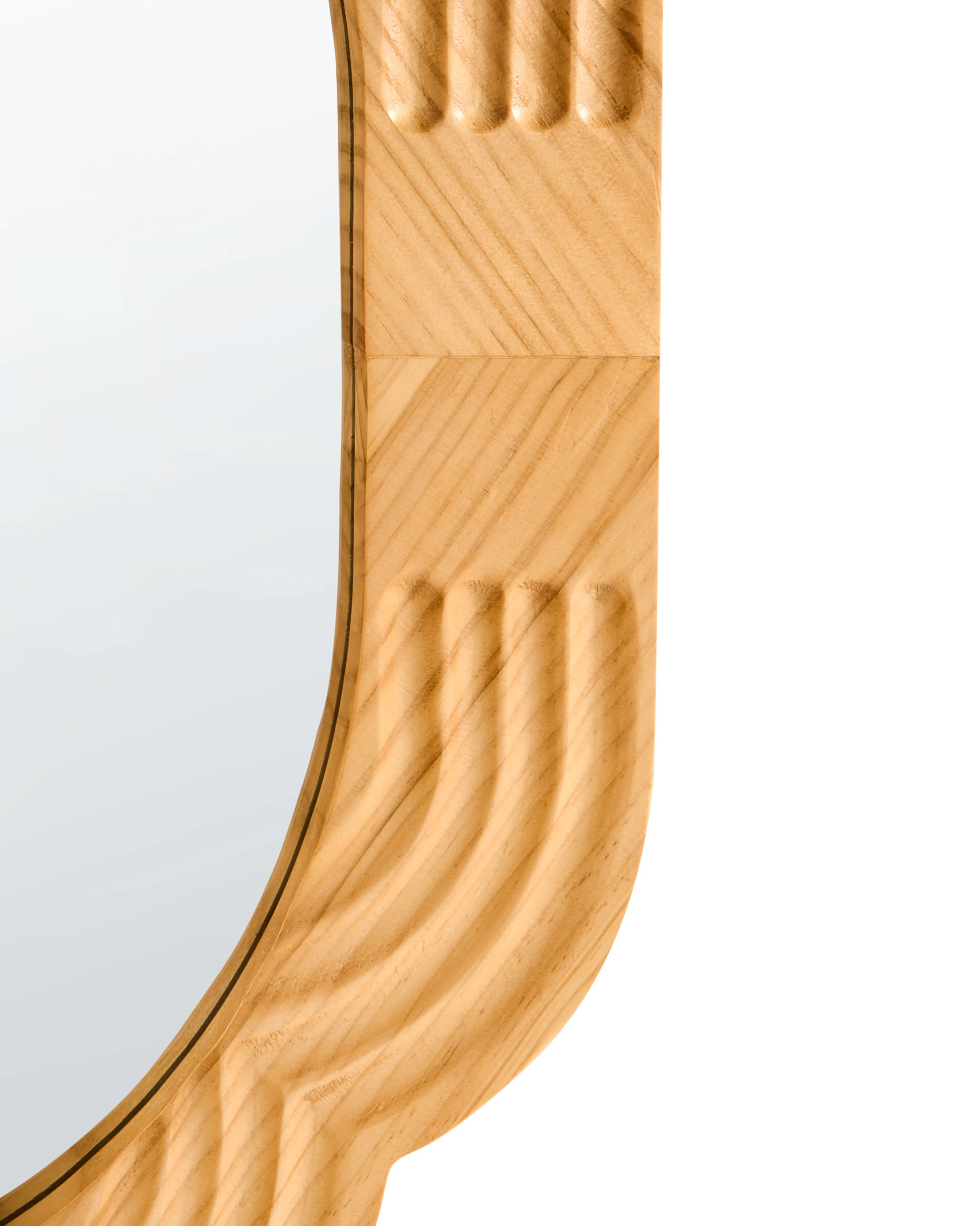 Wandspiegel FRESVILLE 62 cm 100 cm Dennenhout Lichtbruin