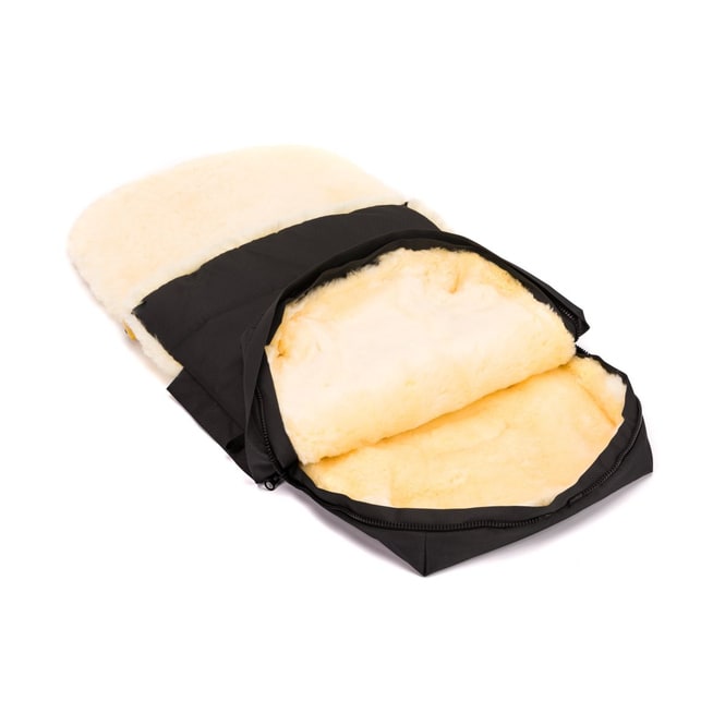 MICA - Winterfußsack Bernina - schwarz