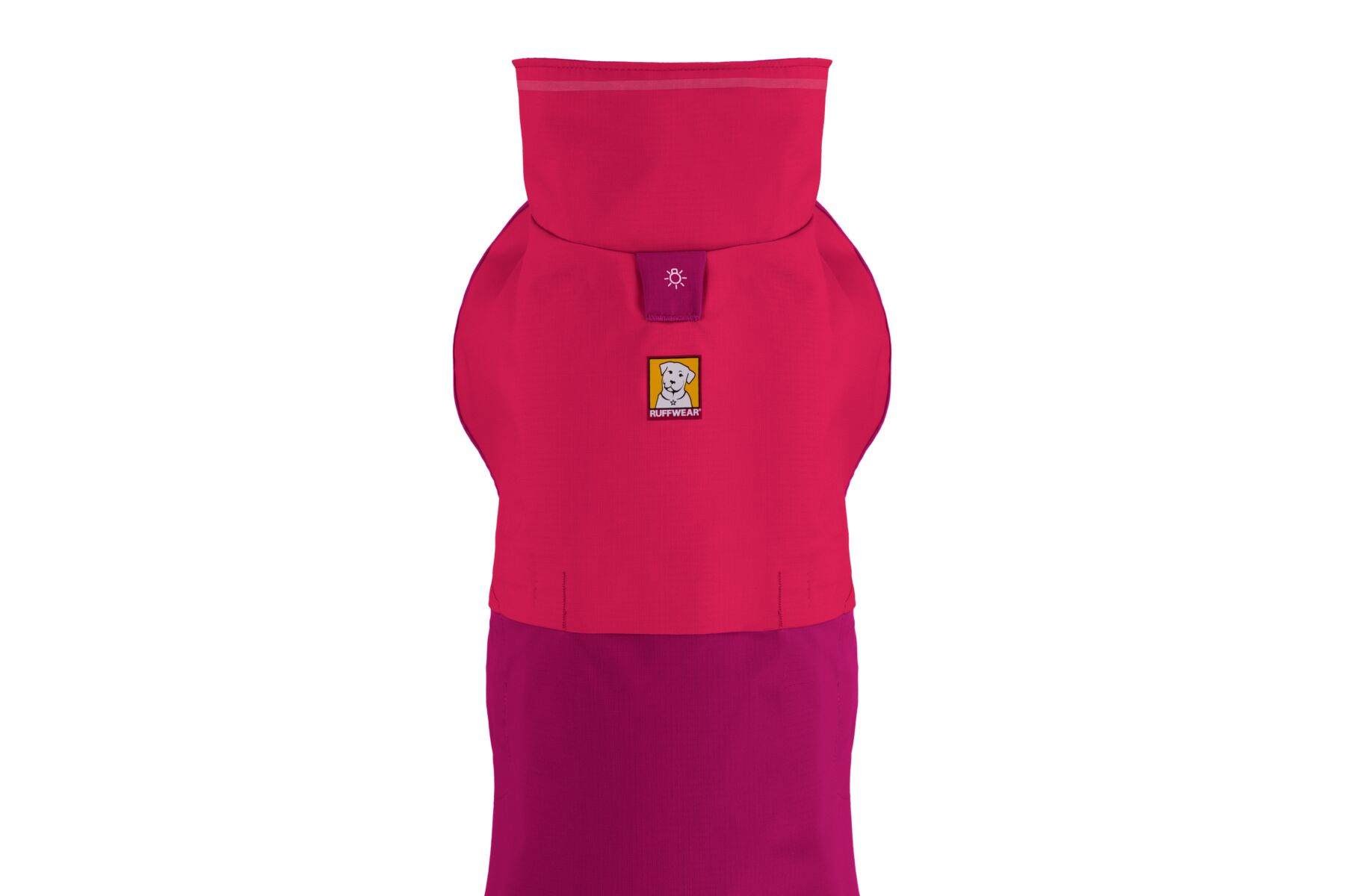 Veste imperméable étanche et coupe-vent sun shower™ avec passage pour la laisse. Couleur: hibiscus pink (rose), taille: xxs