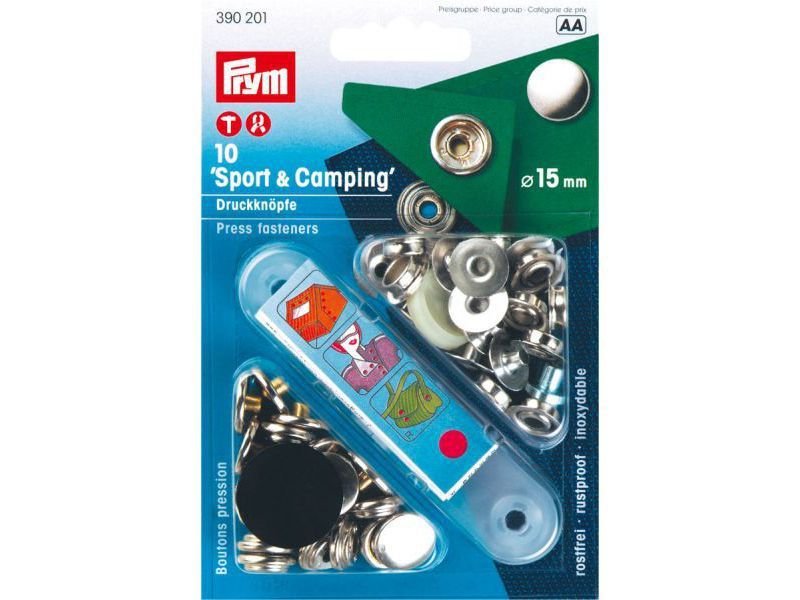 Prym Druckknopf Sport & Camping, farbig