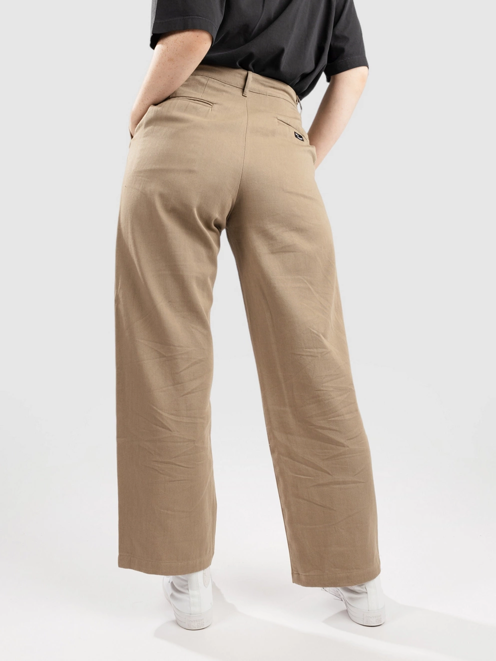 Blue Tomato High Waist Chino Pants light taupe