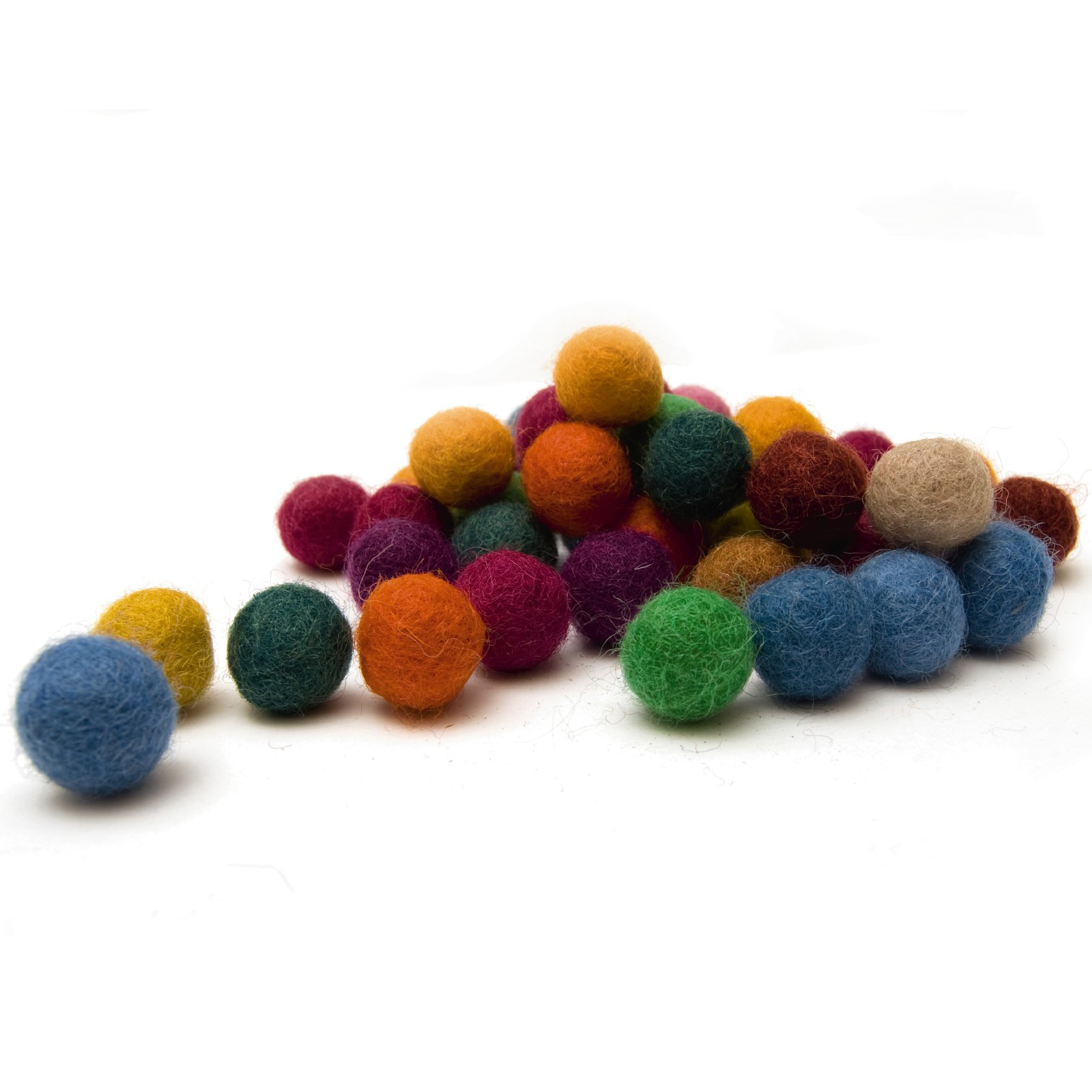 Filz-Pompons, multicolor, Ø 20 mm günstig bestellen