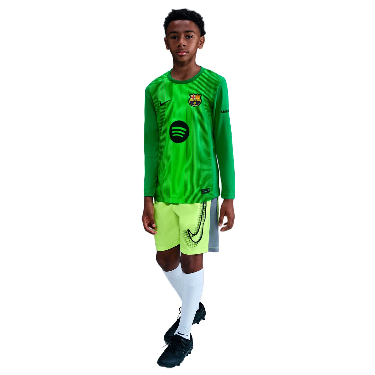 Camisola Nike FC Barcelona Primeiro Equipamento Guarda-redes M/L 2025-2026 Criança