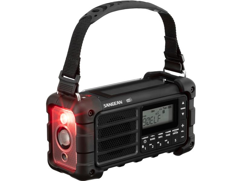 Sangean DAB  Radio MMR-99DAB  Schwarz Mehrfachbetriebenes digitales Notfallradio