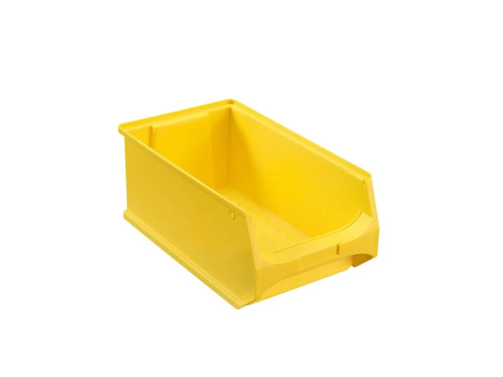PROREGAL Value Pack 10x Gele Opbergdoos 4,0 HxBxD 15 x 20 x 35 cm 7,2 Liter Opbergcontainer
