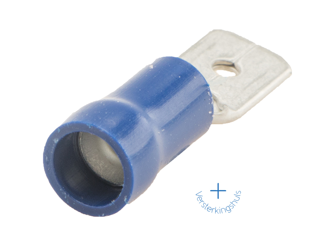 BBA kabelschoen Vlakstekerhuls (10x stuks) - 6,3 mm