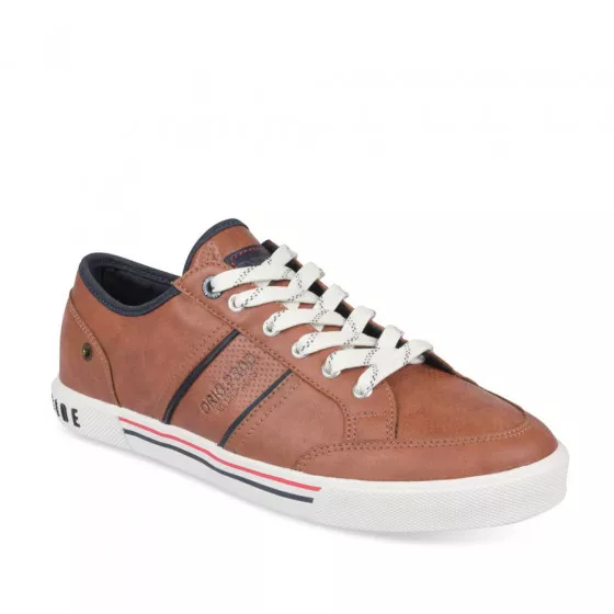 Baskets MARRON DENIM SIDE