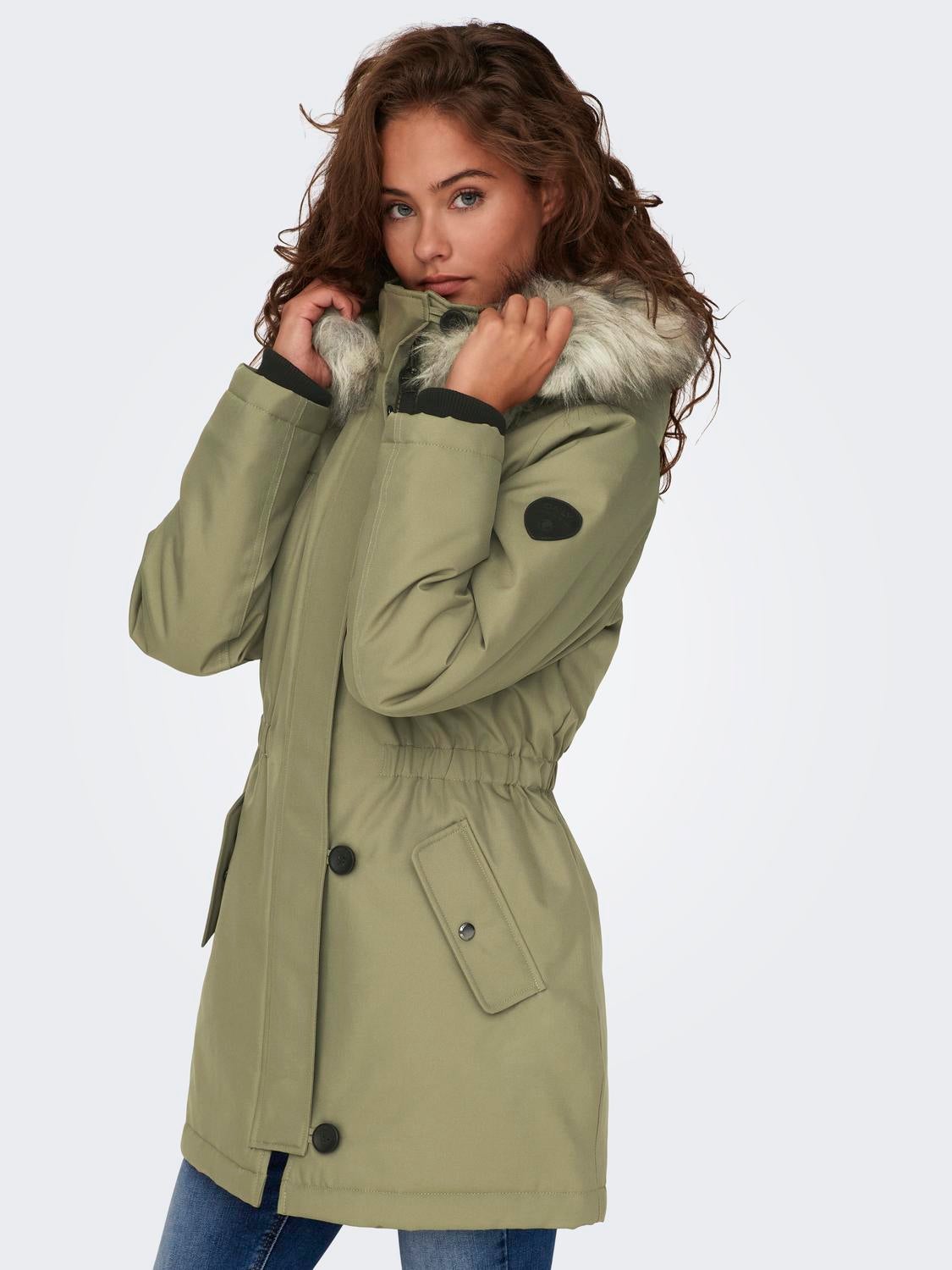 ONLIRIS Langer Parka Aloe