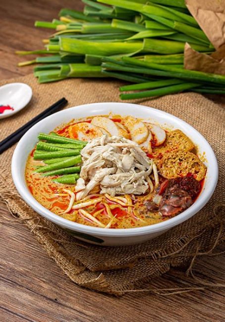 Curry Laksa: Maleisische currynoedelsoep in kokosmelk