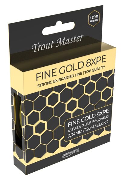 Tresse Spro Trout Master Fine Gold X8 PE (120m)