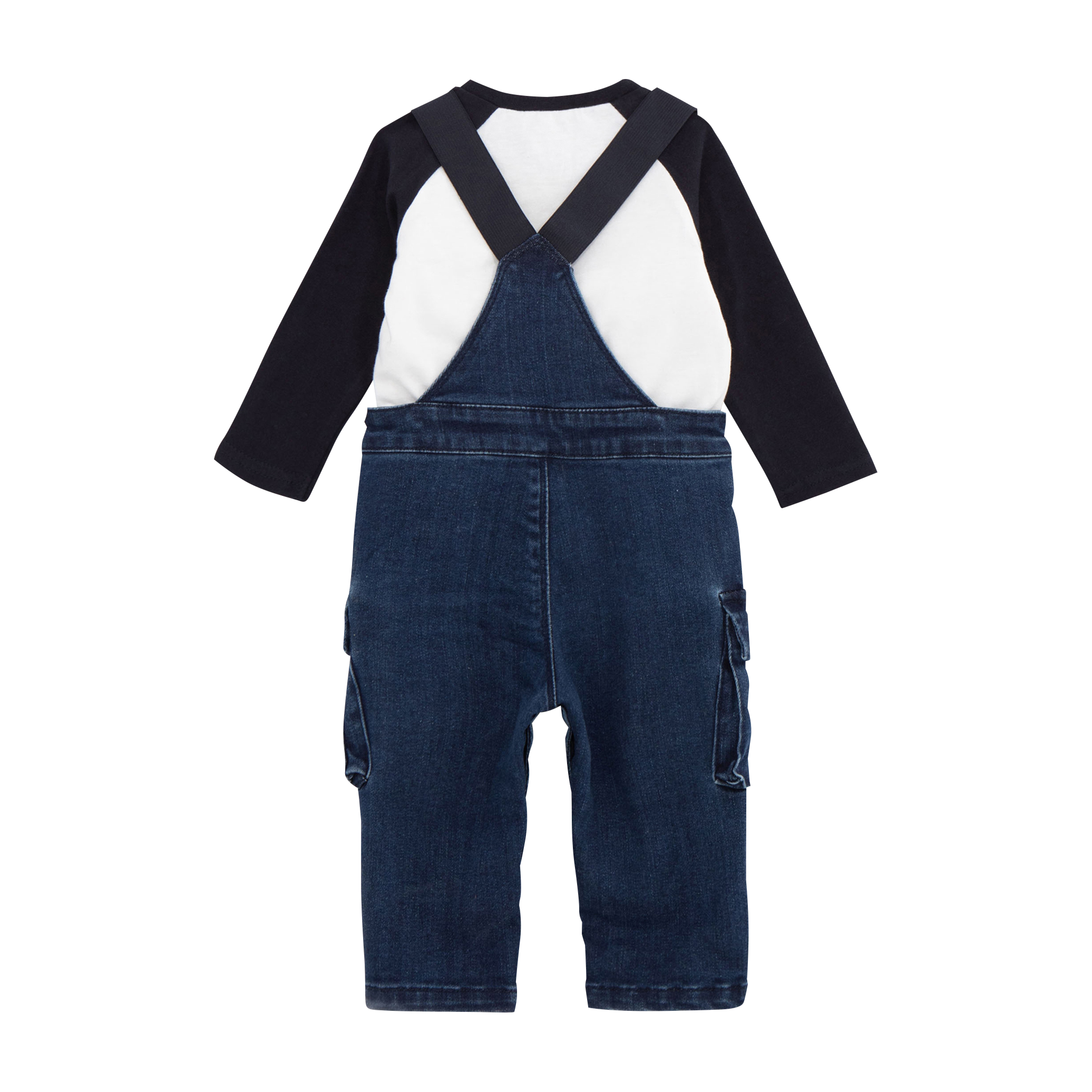 Ensemble 2-en-1 en coton mélangé | Bleu