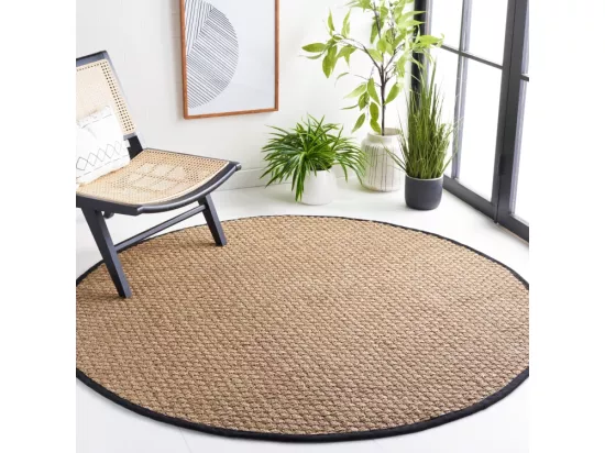 Tapis Black 122 X 122 cm - Roselyn