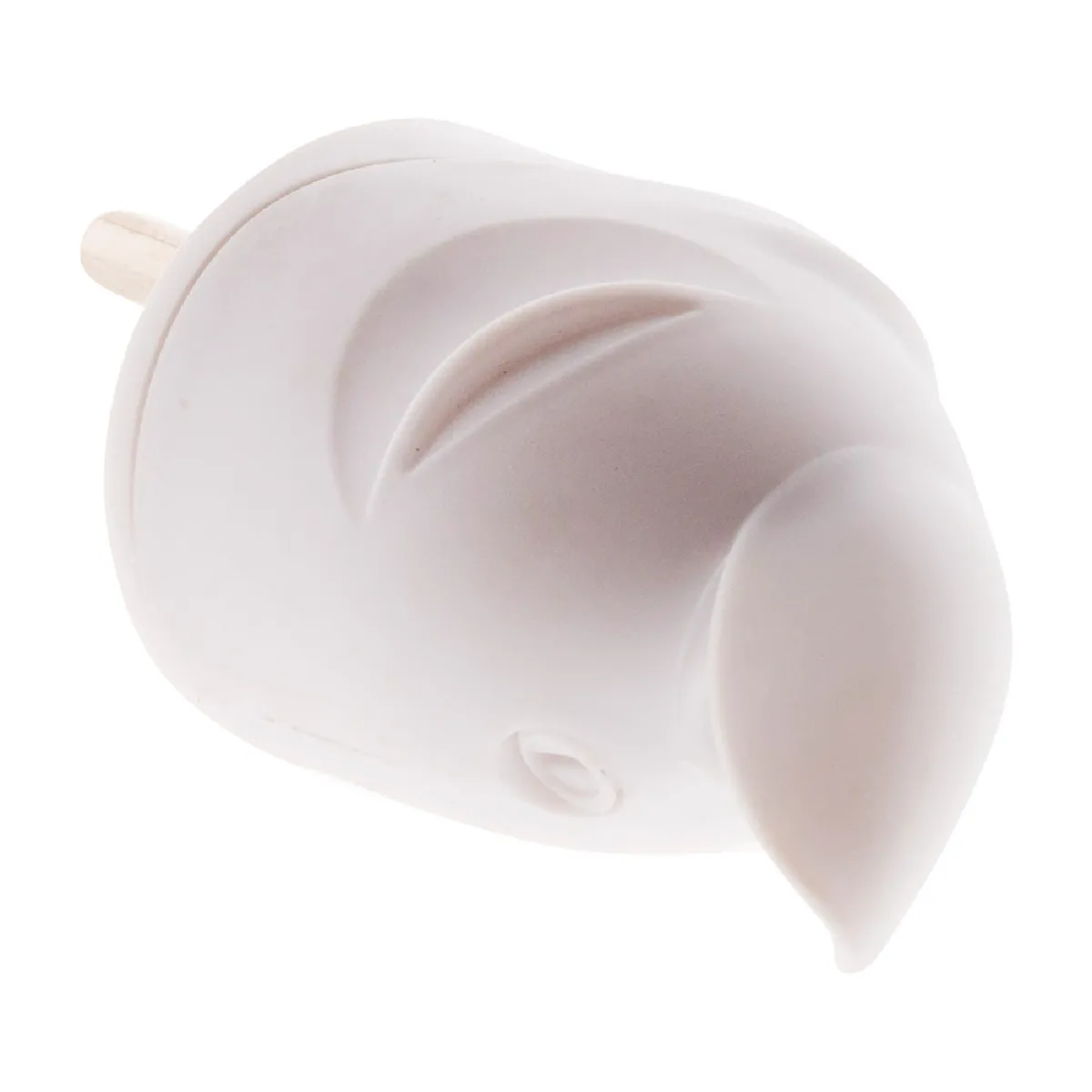 Zenitech Fiche mâle coudée - Blanc