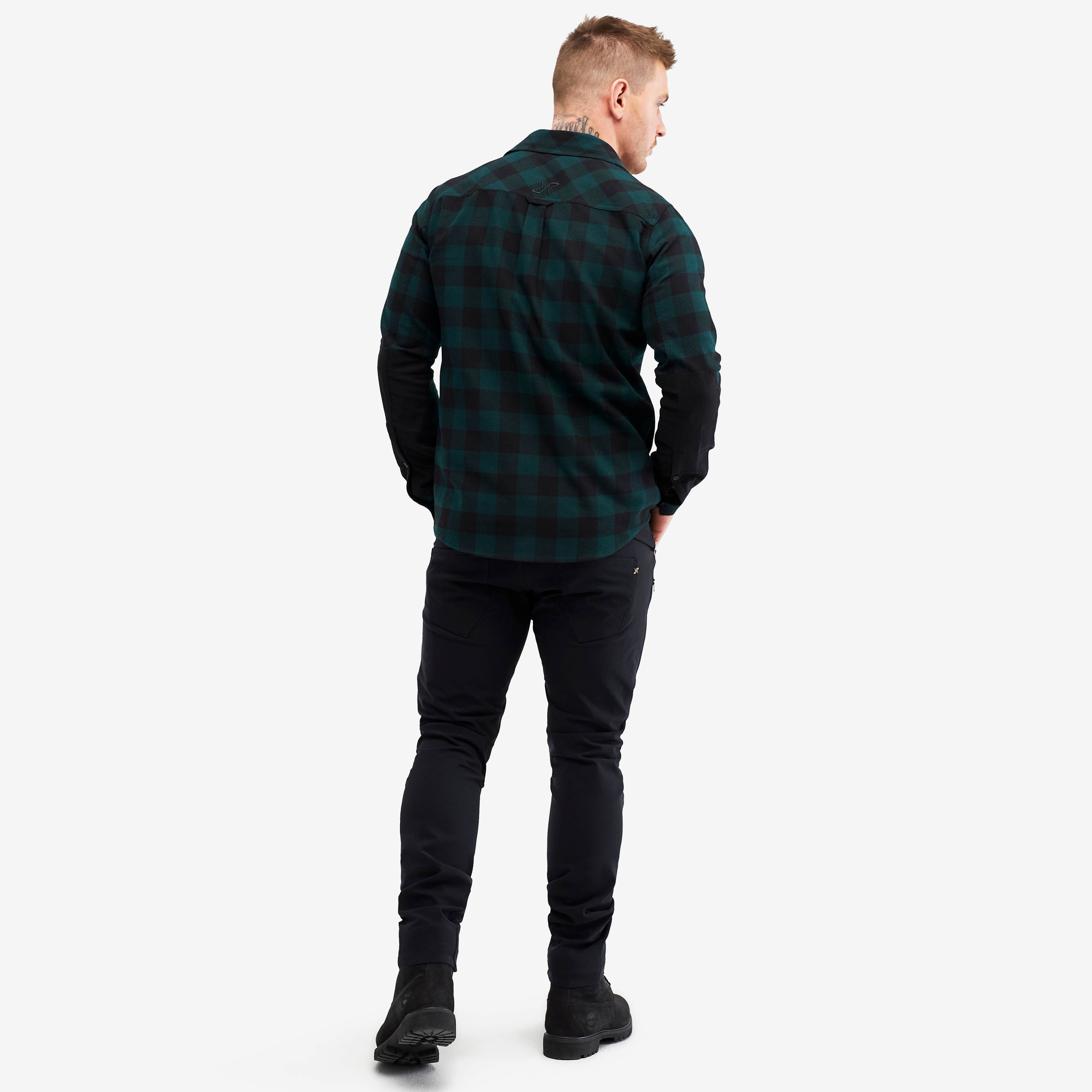 Campfire Shirt Herre Black/Deep Teal