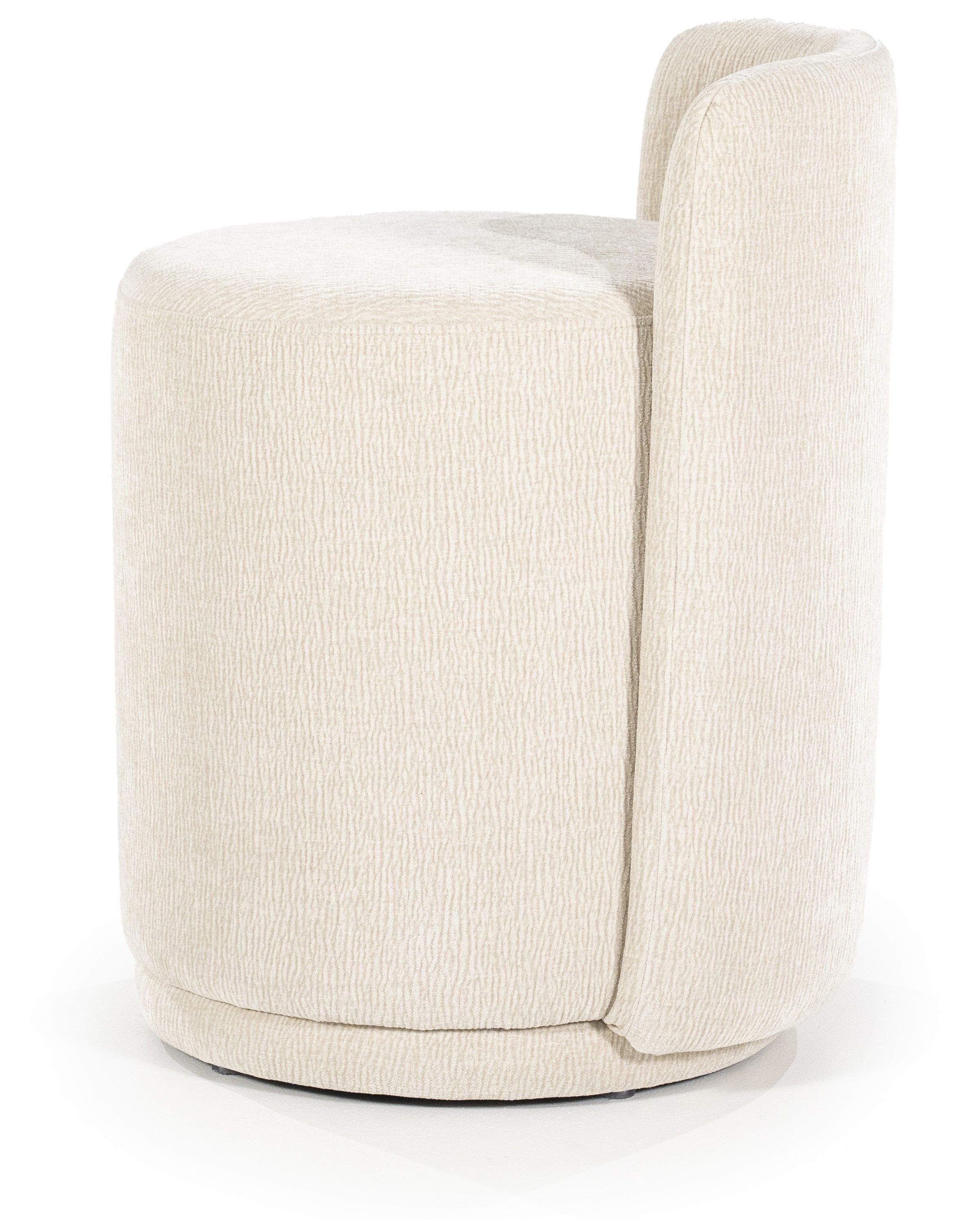 Poef Beige 240196 Marque B43 x D48 x H63 cm