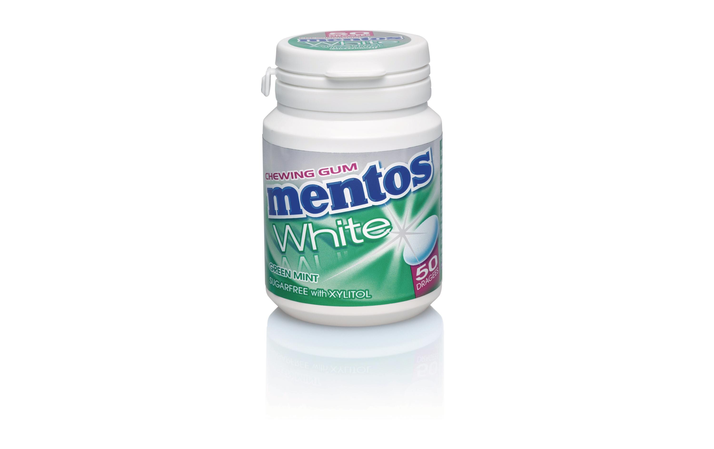 Kaugummi White Green Mint 75 gZahnpflegekaugummi mit Minzegeschmack