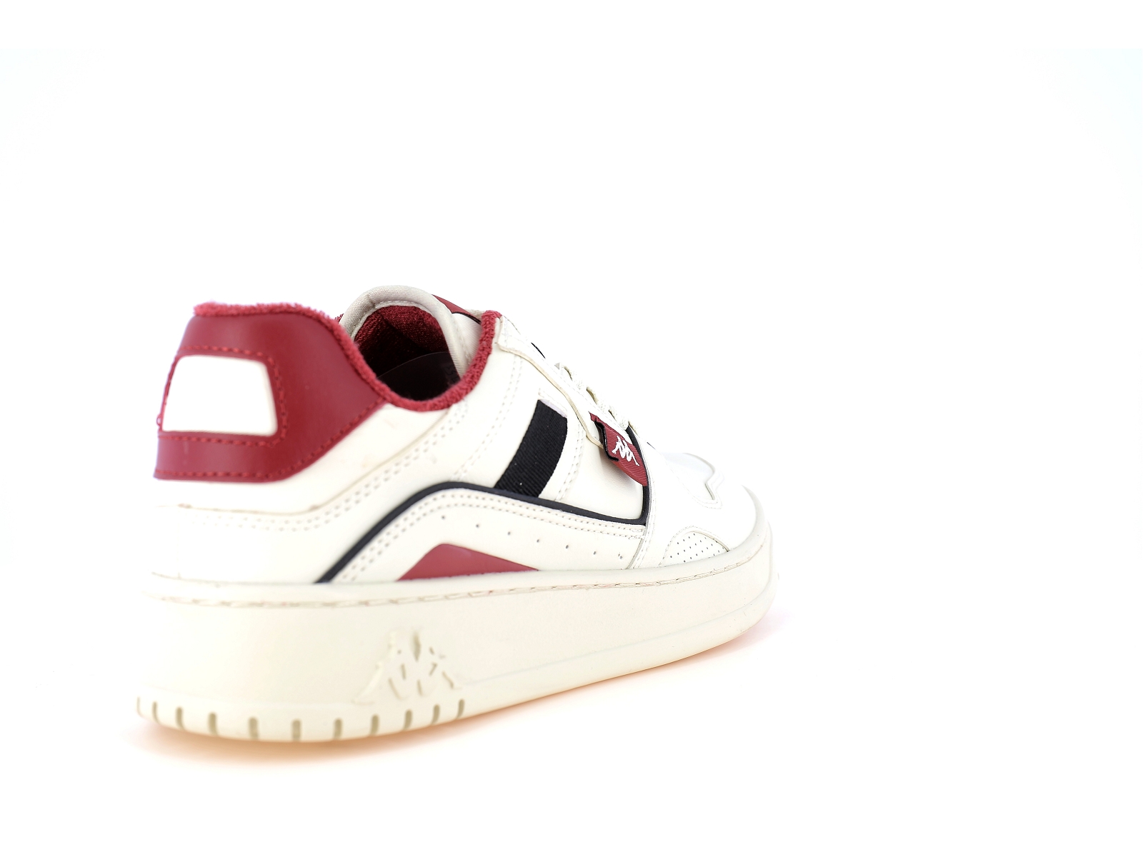 Kappa-AUTHENTIC KAI Matières combinées Beige Bordeaux
