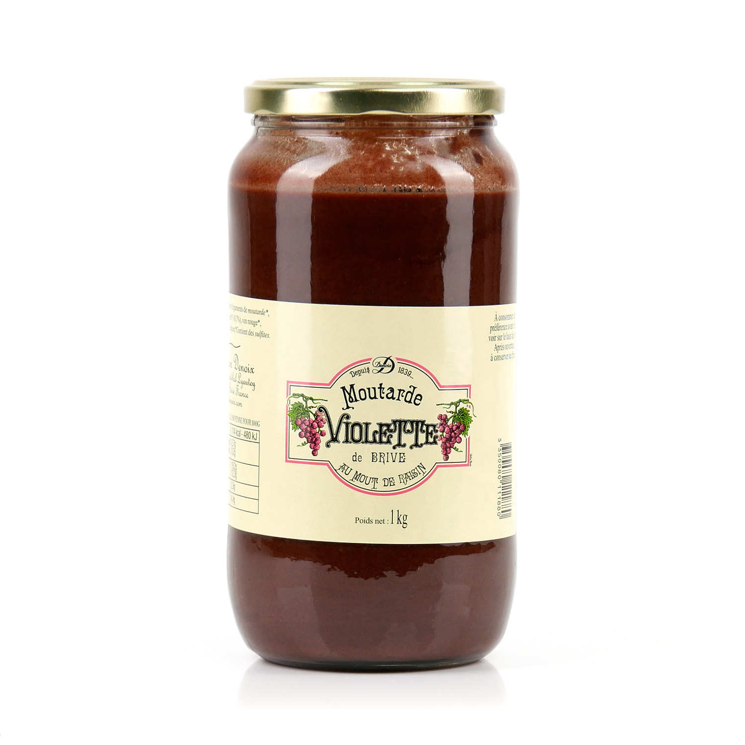 Moutarde violette de Brive - Maison Denoix