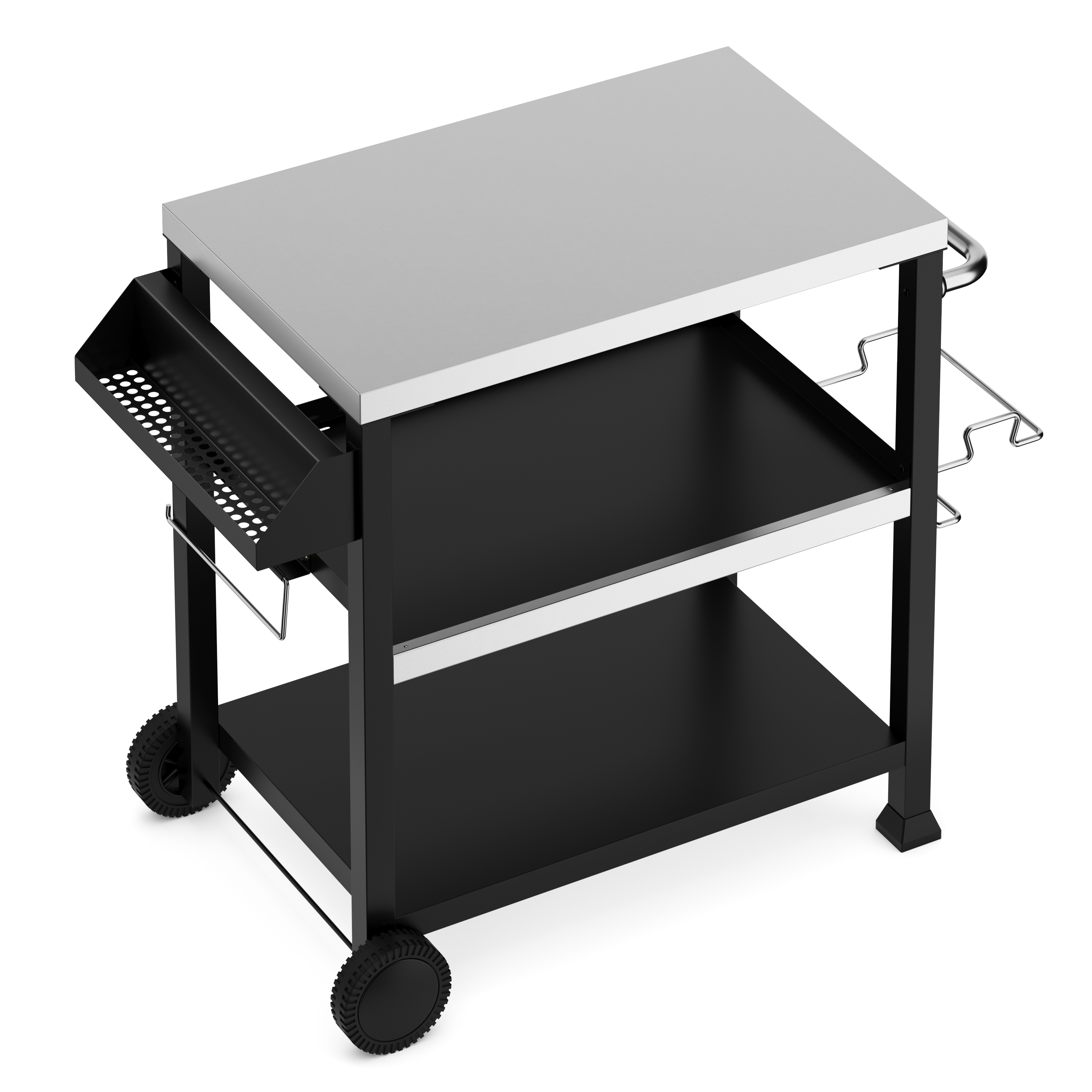 Grill Beistelltisch schwarz