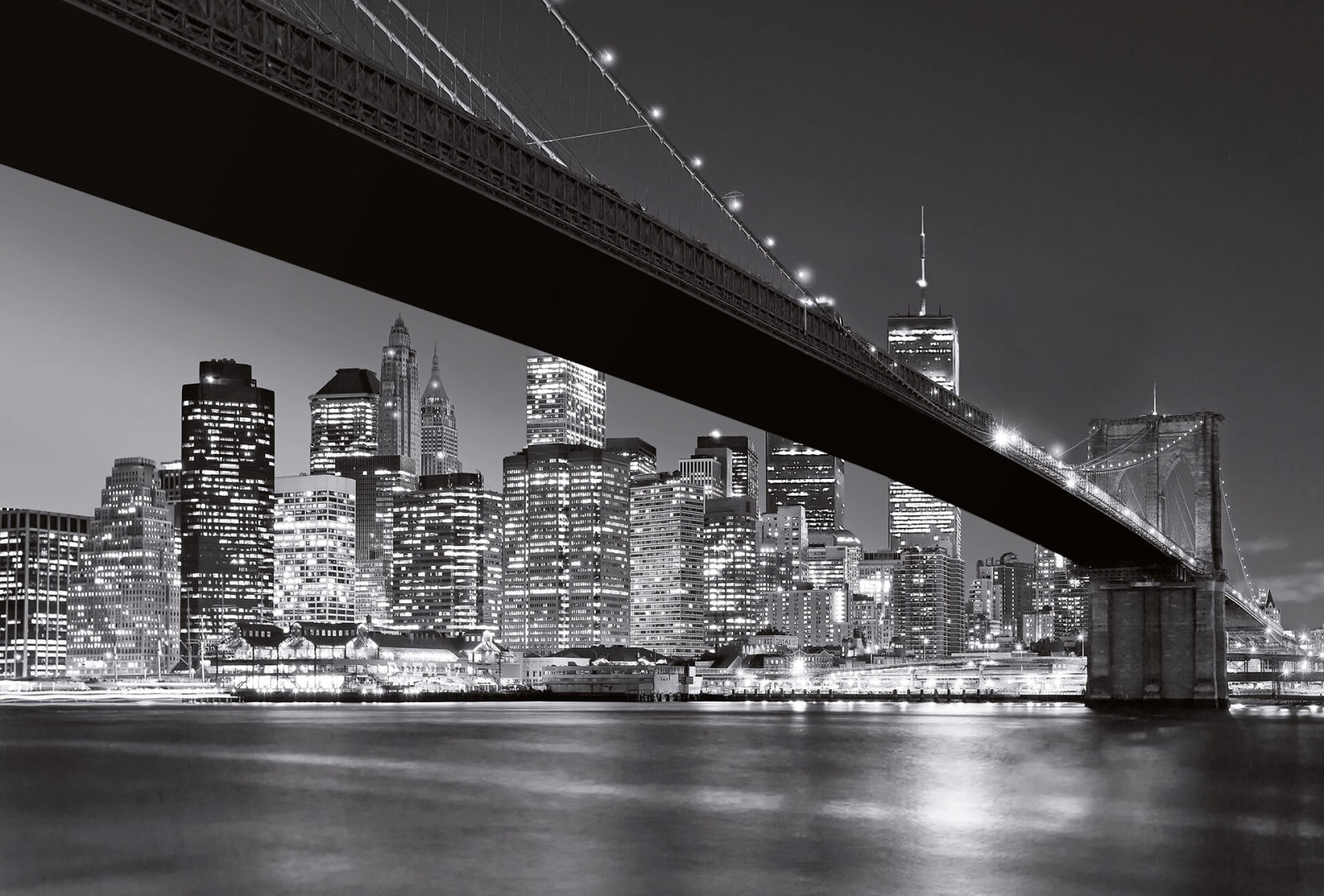 Fototapete DESIGNWALLS 2.0 - schwarz-weiß - New York - 2,6 Meter